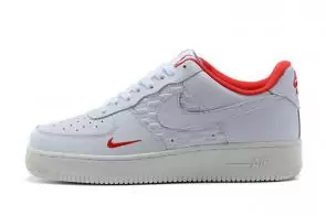 nike air force 1 pas cher 2044-1 white red logo 36-46